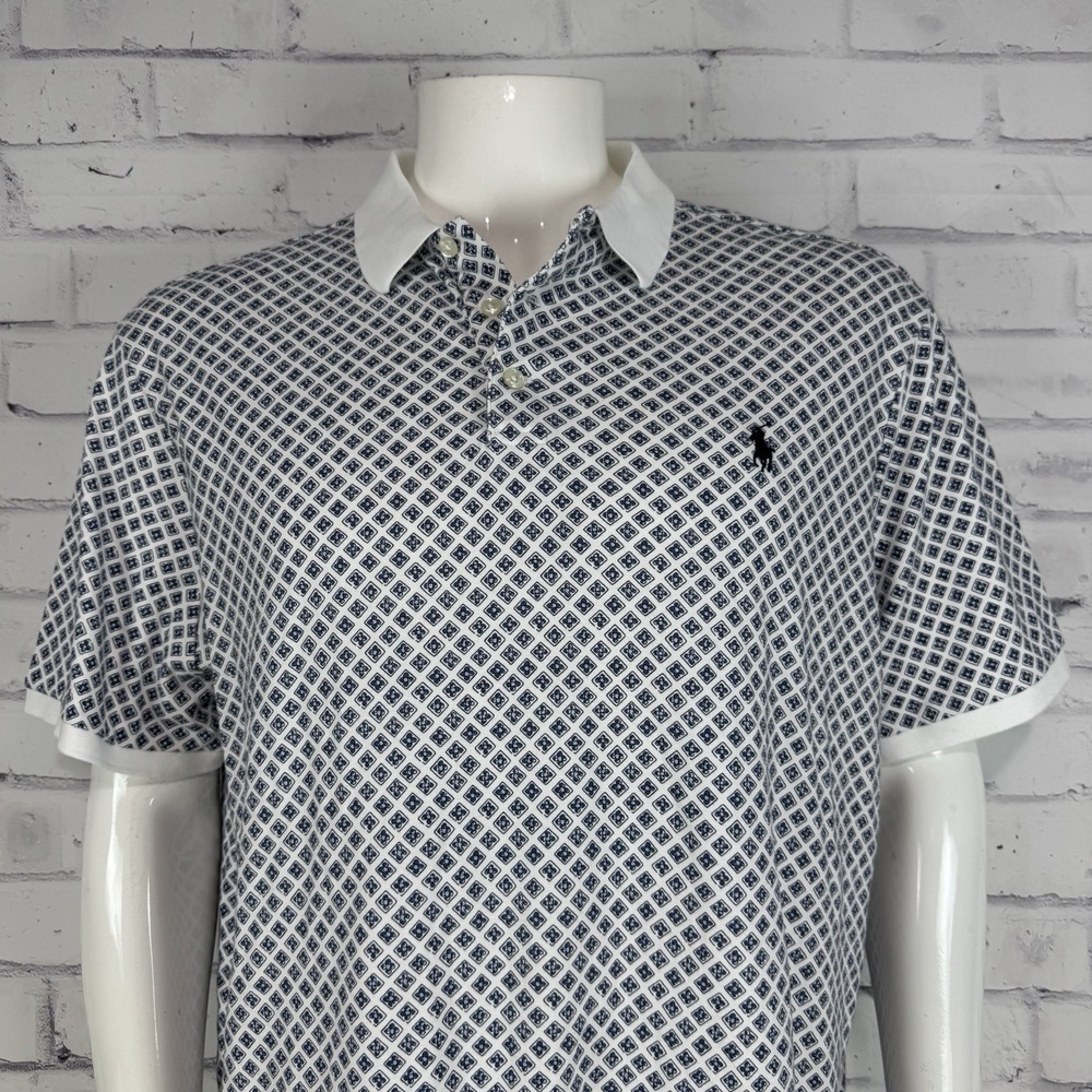 Ralph Lauren Polo Shirt Men's Extra Large XL Polo Short Sleeve Floral Pony